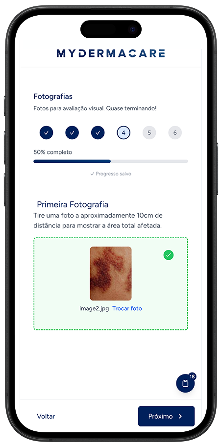 Portal do Paciente MyDermaCare